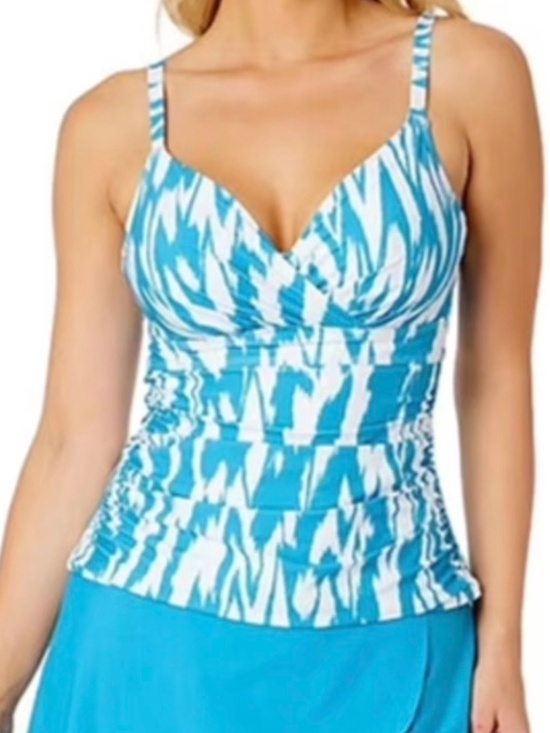 Anne Cole Tops - Anne Cole Limited Edition Tankini Top | XL | UPF 50+ | Swimwear Resort Beach NWT